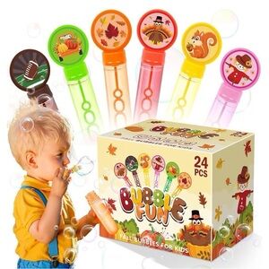 Fall Themed Bubble Fun Set for Kids